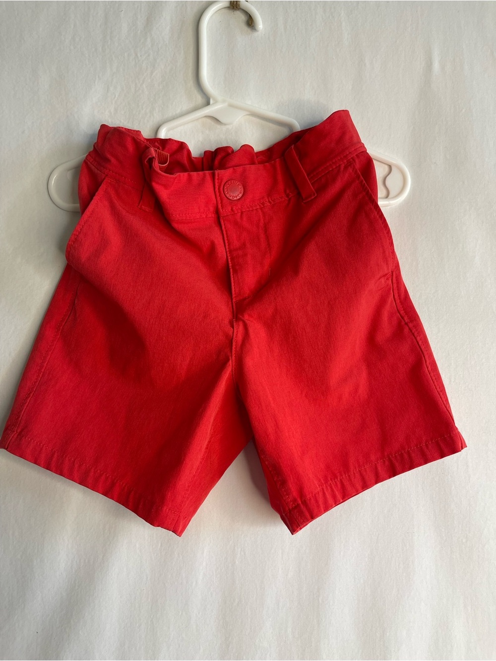 Janie and Jack Bright Red Cotton Shorts